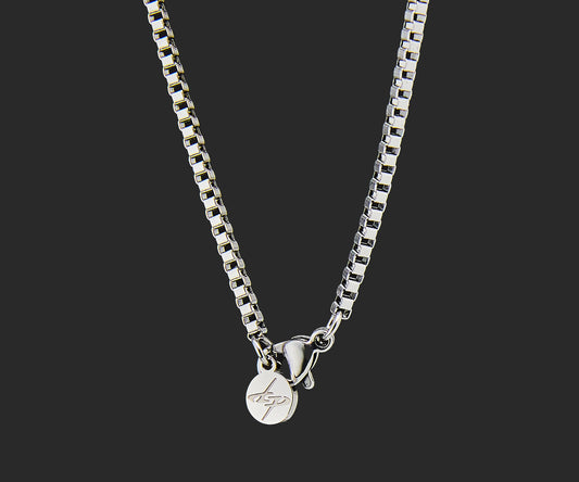 GYMCORE Box Chain – Silver